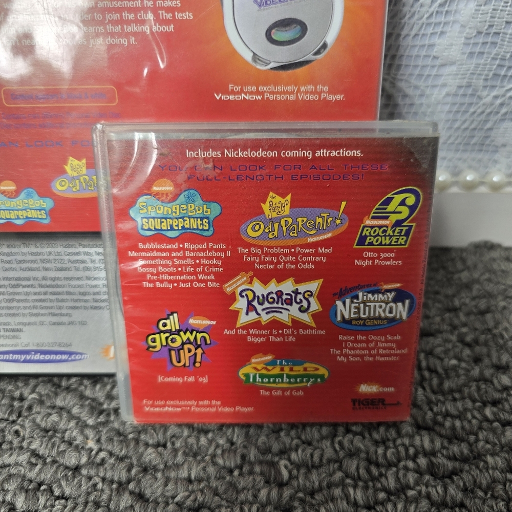 VideoNow Personal Video Player with SpongeBob SquarePants Discs X2 2003 Habro - Picture 11 of 16